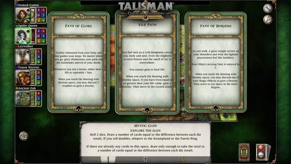 Talisman: The Woodland screenshot 1