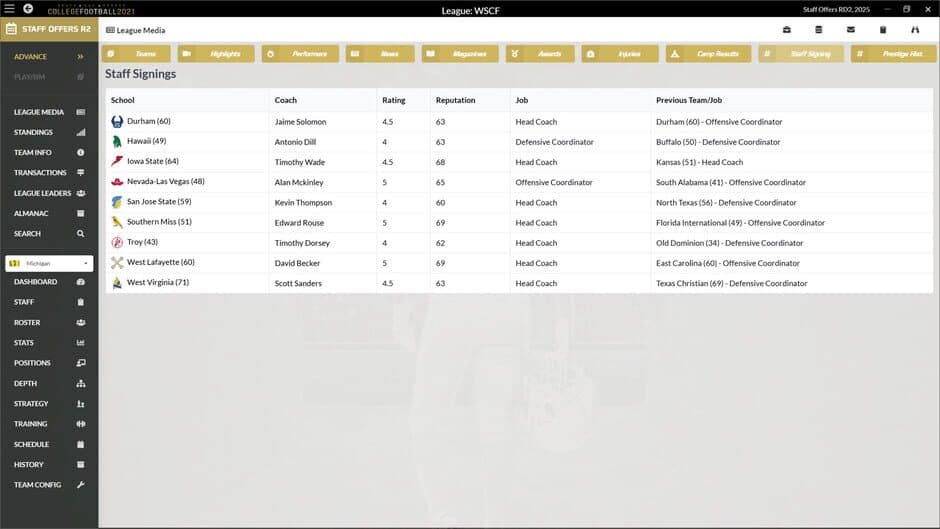 Draft Day Sports: College Football 2021 screenshot 6