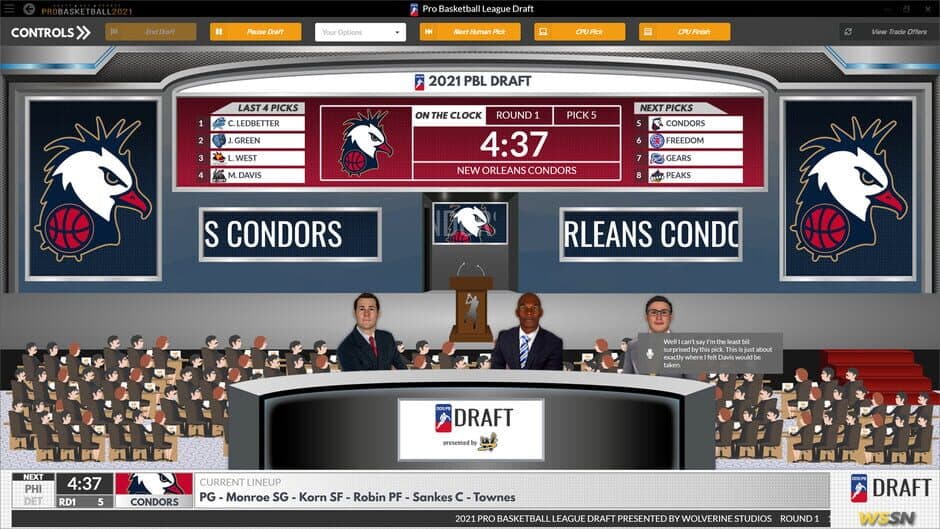 Draft Day Sports: Pro Basketball 2021 screenshot 2