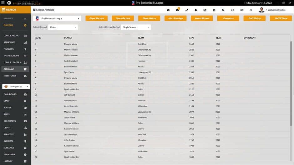 Draft Day Sports: Pro Basketball 2021 screenshot 5