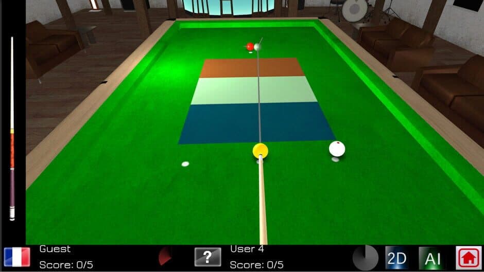 Carom Billiards screenshot 1