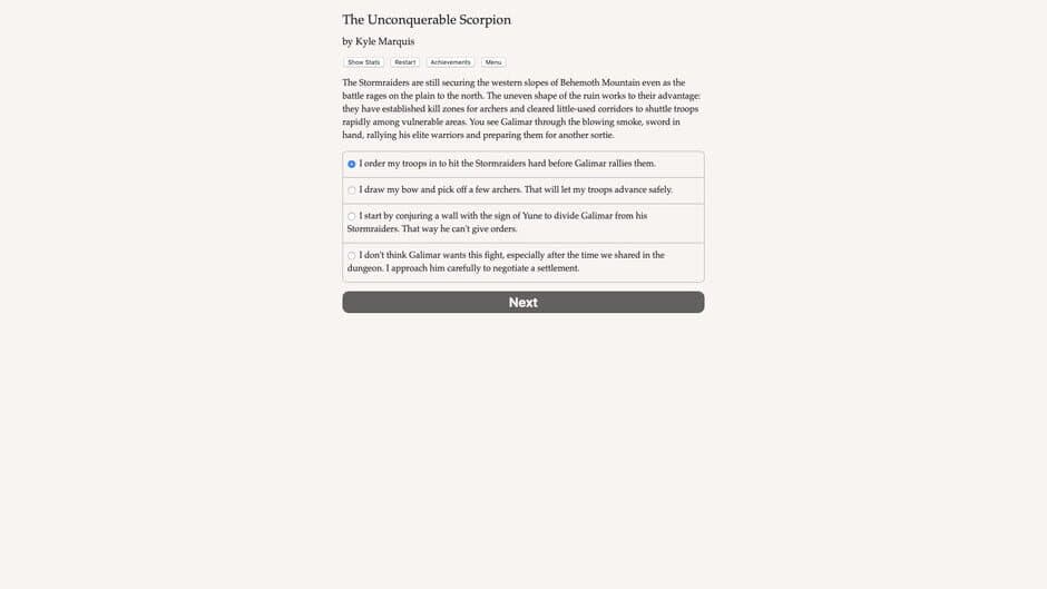 Pon Para and the Unconquerable Scorpion screenshot 1