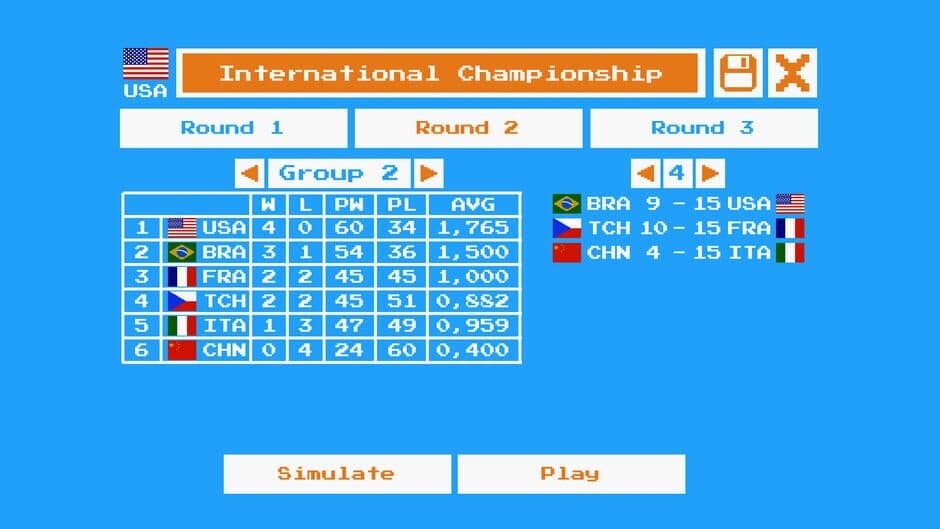 80s Volleyball screenshot 2