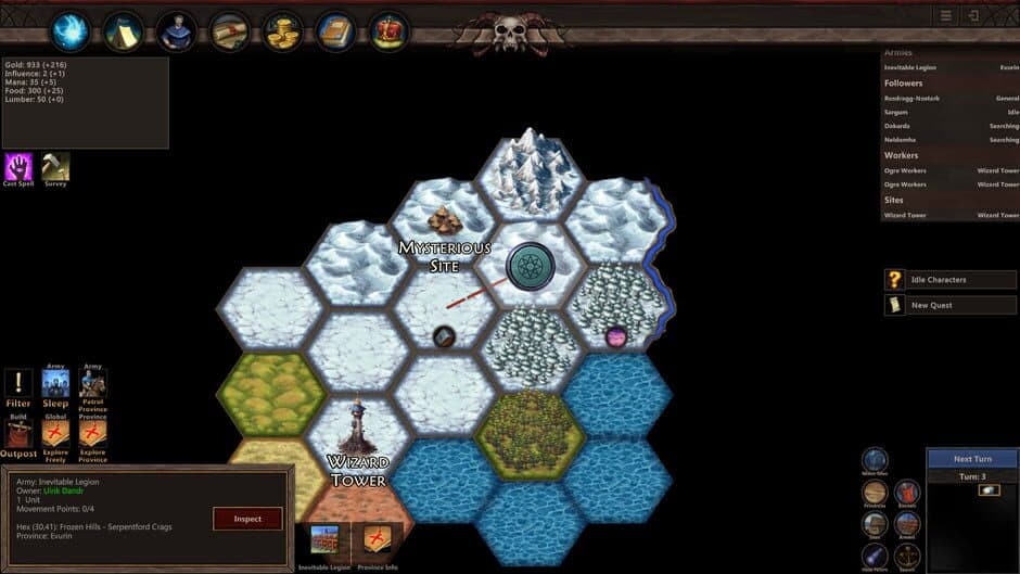 Wizards and Warlords screenshot 2