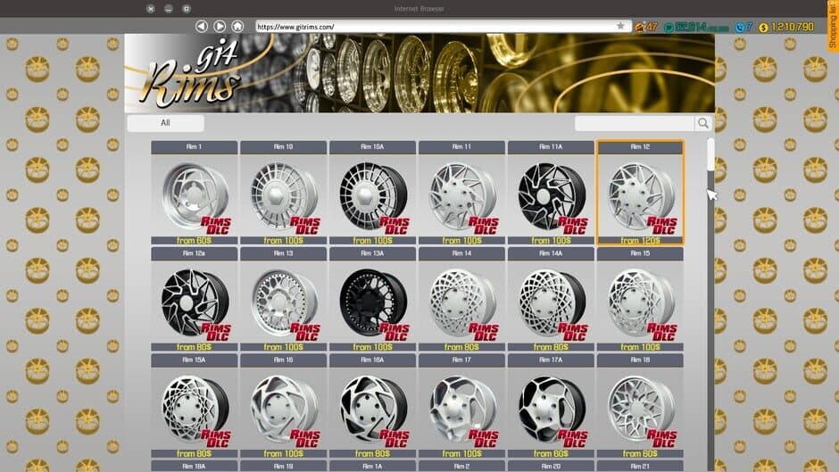 Car Mechanic Simulator 2018: Rims screenshot 2