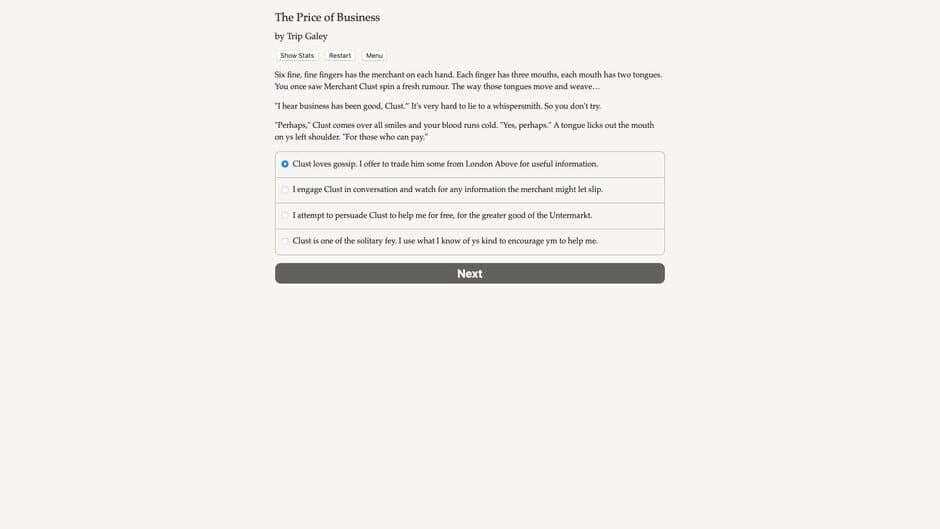 Faerie's Bargain: The Price of Business screenshot 4