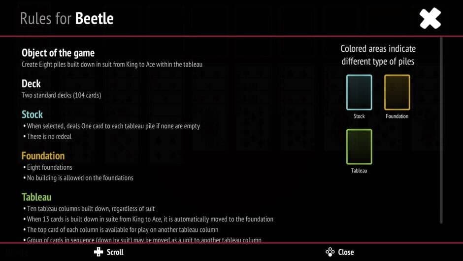 Spider Solitaire Collection screenshot 3