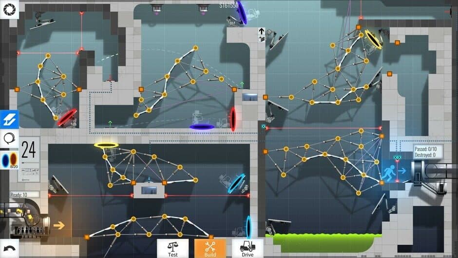 Bridge Constructor Portal: Portal Proficiency screenshot 2