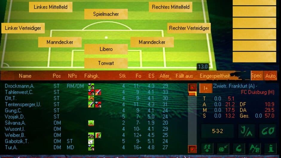 Anstoss 2: Gold Edition screenshot 2