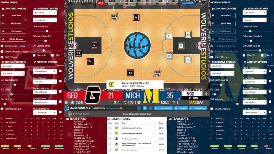 Draft Day Sports: College Basketball 2021 screenshot 1