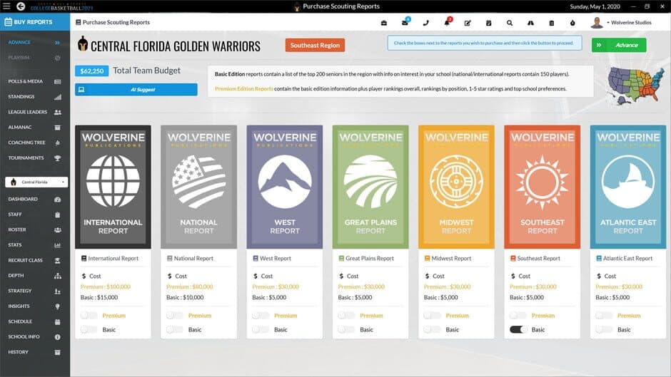 Draft Day Sports: College Basketball 2021 screenshot 5