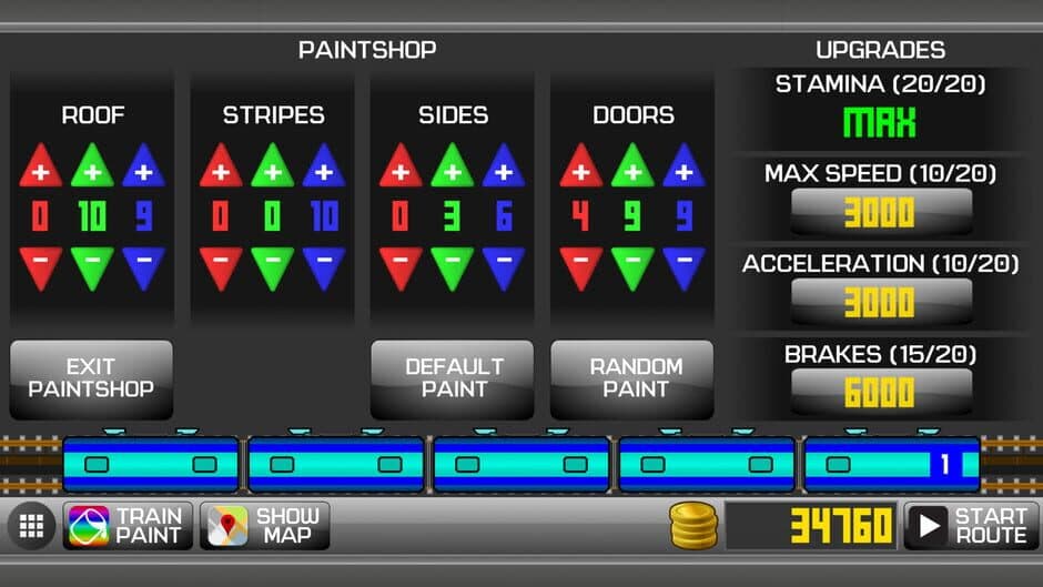 Subway Train Simulator 2D screenshot 5