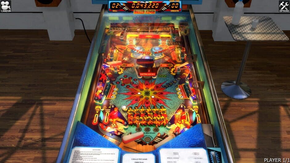 Zaccaria Pinball: Soccer Kings Table screenshot 2