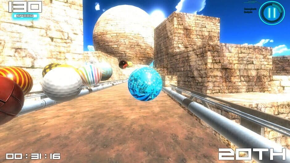 Marble Ball Racing screenshot 1