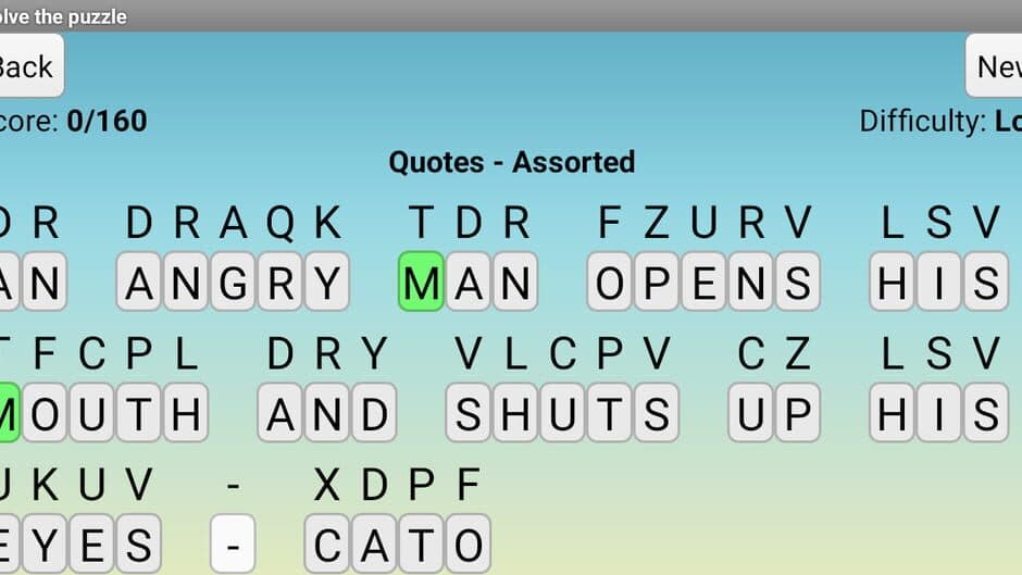 Cryptogram Puzzles screenshot 3