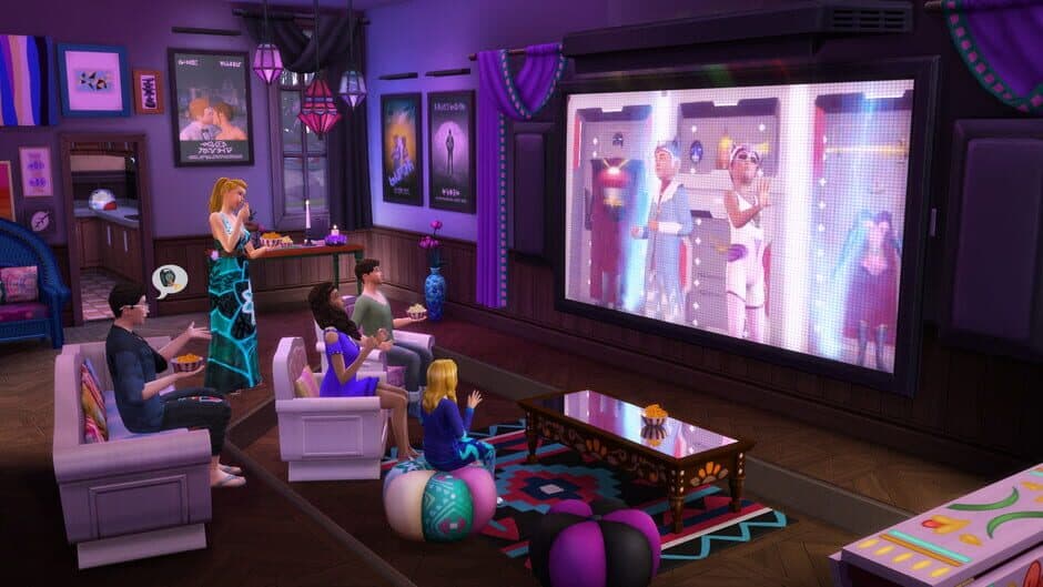 The Sims 4: Movie Hangout Stuff screenshot 4