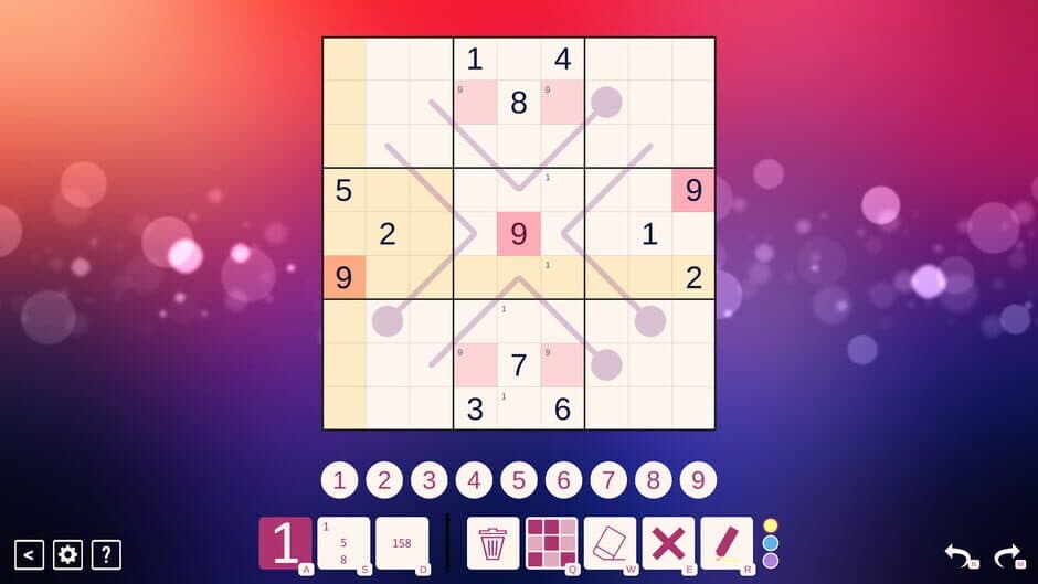 Thermo Sudoku screenshot 4
