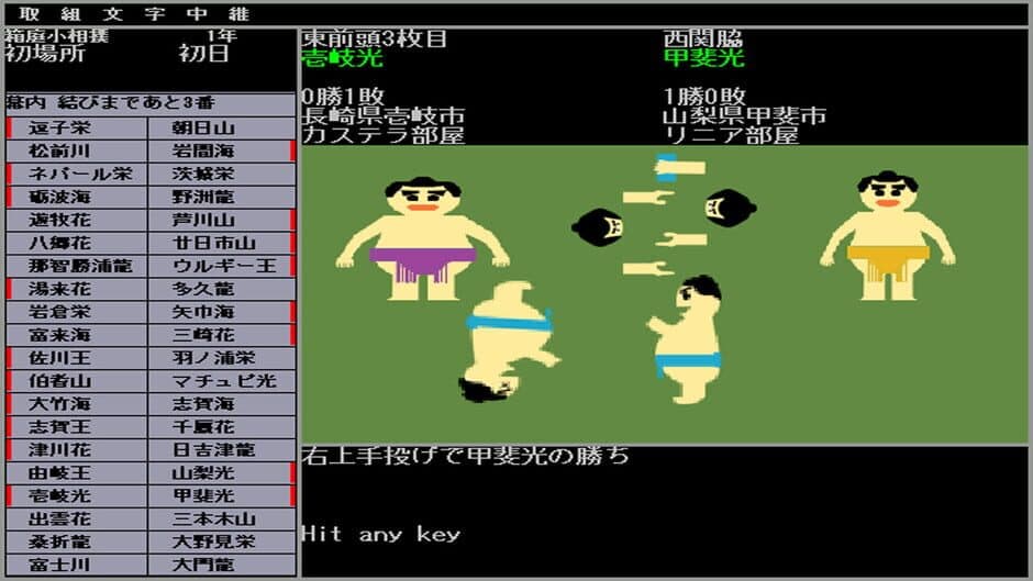 Hakoniwa Sumo screenshot 6