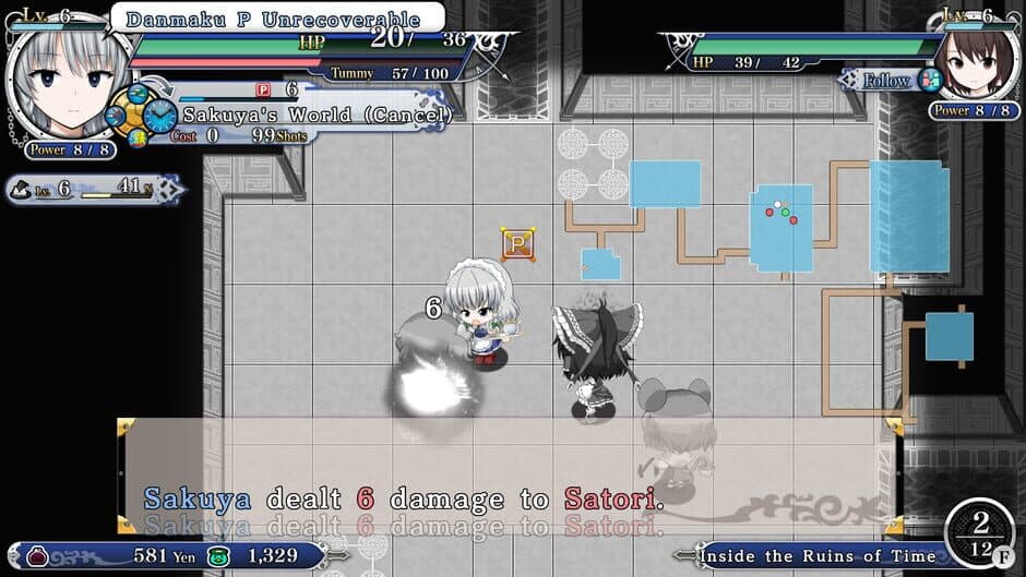 Touhou Genso Wanderer Reloaded: Sakuya Izayoi screenshot 2