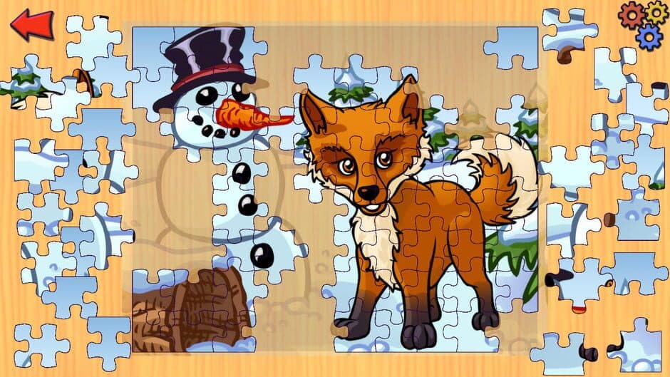 Funny Farm Animal Jigsaw Puzzle Game for Kids and Toddlers screenshot 3