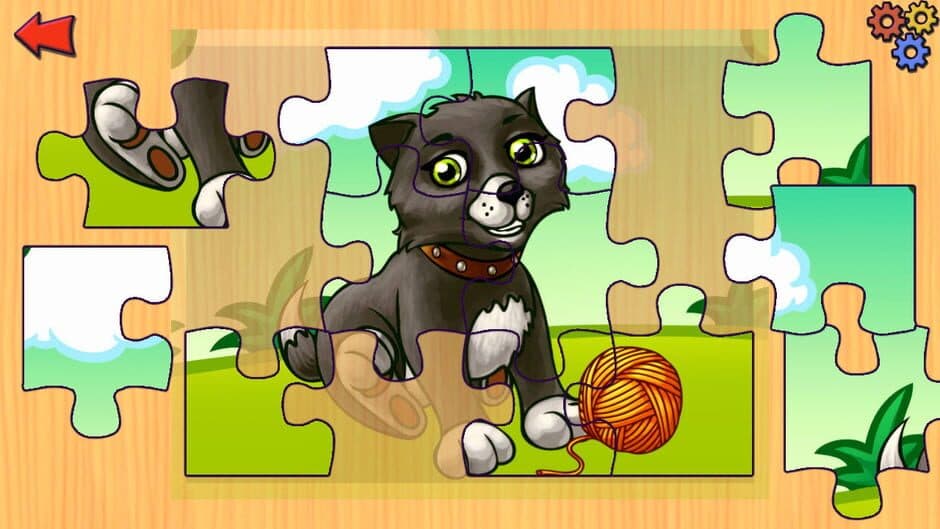 Funny Farm Animal Jigsaw Puzzle Game for Kids and Toddlers screenshot 4