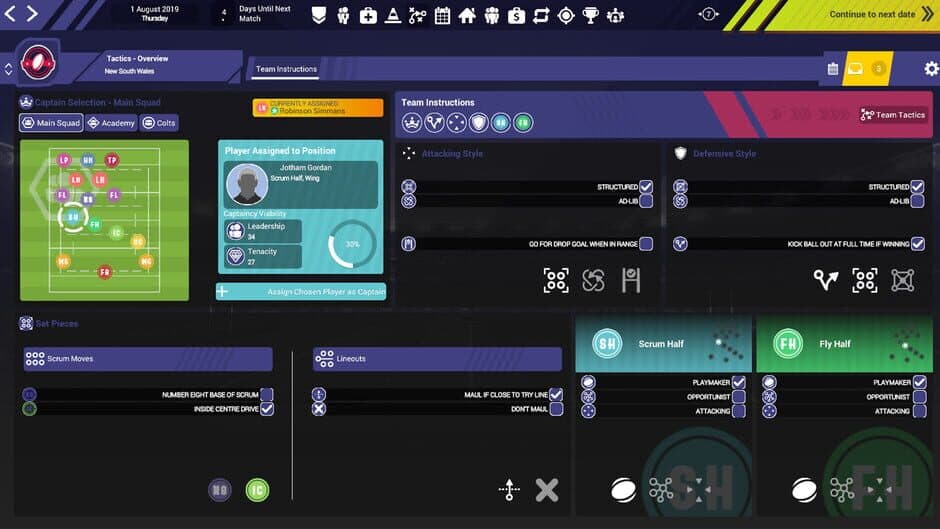 Rugby Union Team Manager 3 screenshot 6