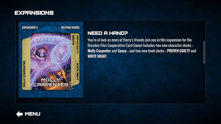 Dresden Files Cooperative Card Game: Helping Hands screenshot 1