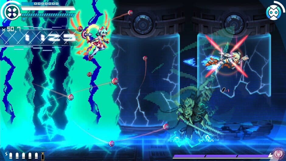 Gunvolt Chronicles: Luminous Avenger iX - Extra Mission: "VS ???" screenshot 2