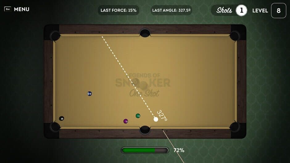 Legends of Snooker: One Shot screenshot 2