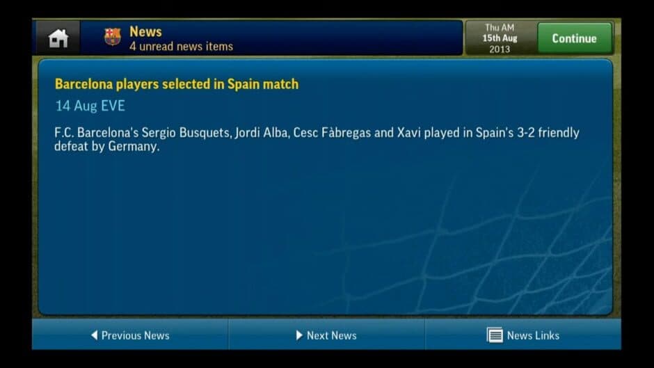 Football Manager Handheld 2014 screenshot 2