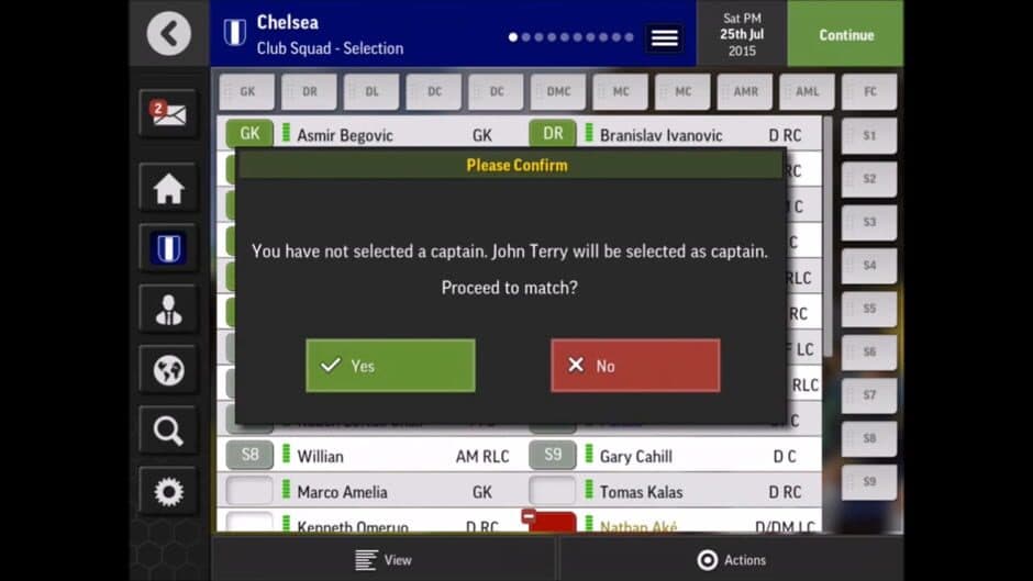 Football Manager Mobile 2016 screenshot 1