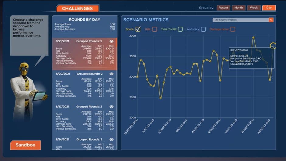 KovaaK's Aim Trainer screenshot 1