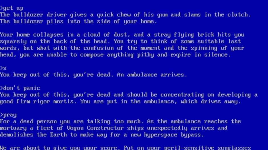 The Hitchhiker's Guide to the Galaxy screenshot 3