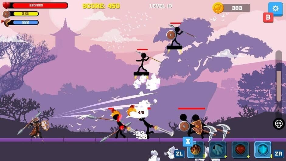 Stickman: Far East Battle screenshot 1