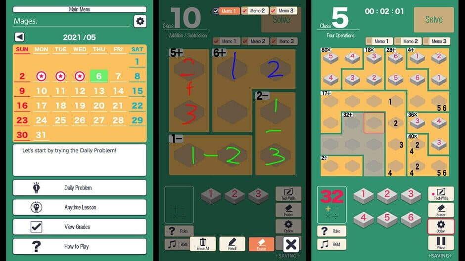 MMC Kenken: The World's Most Exciting Math and Logic Puzzle screenshot 1