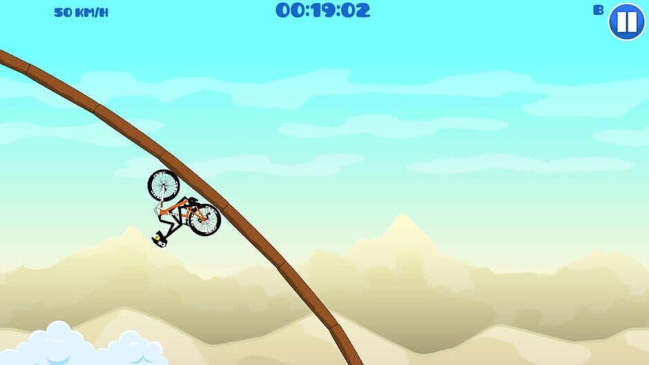 Mountain Bike Hill Climb Race: Real 2D Arcade Dirt Racing Games screenshot 1
