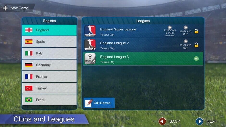 Pro League Soccer screenshot 5