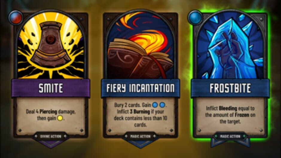 Dawncaster: Deckbuilding RPG screenshot 1