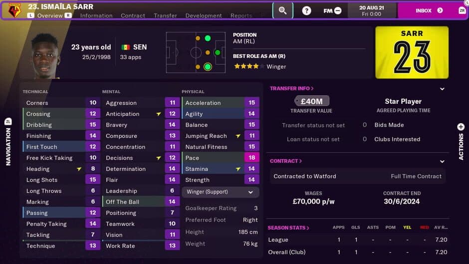 Football Manager 2022 Touch screenshot 1