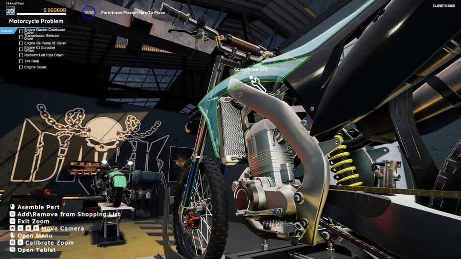 Motorcycle Mechanic Simulator 2021 screenshot 1