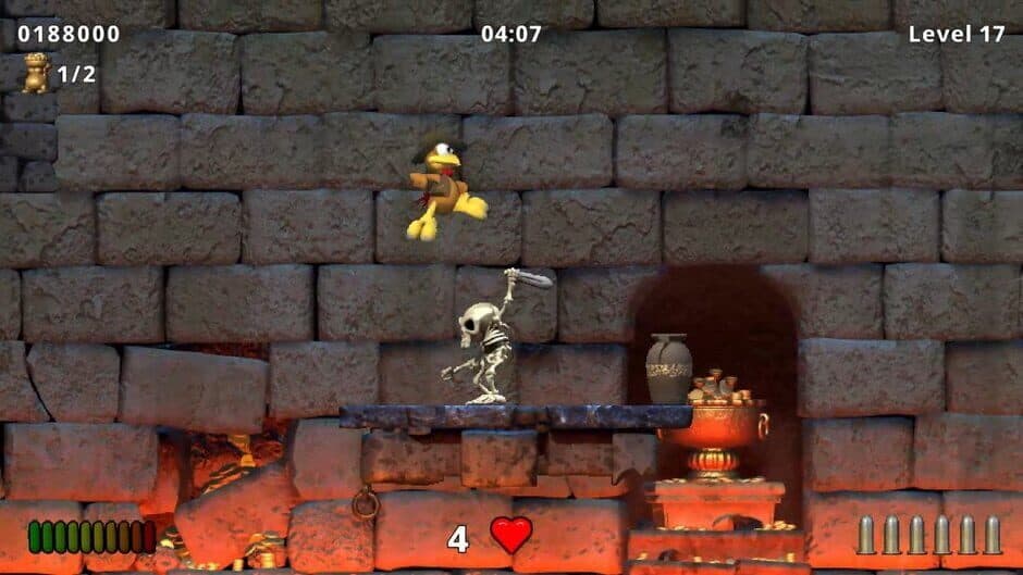 Moorhuhn Jump and Run: Traps and Treasures screenshot 5