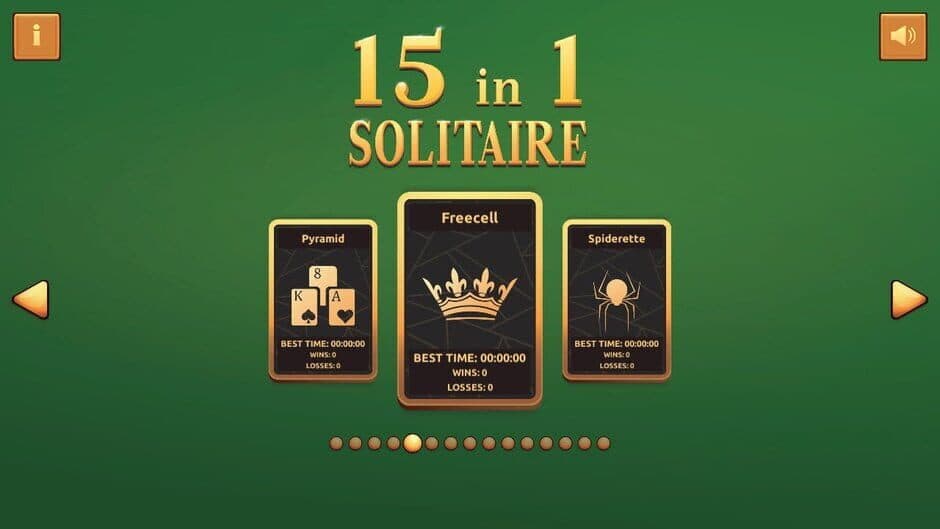 15 in 1 Solitaire screenshot 3