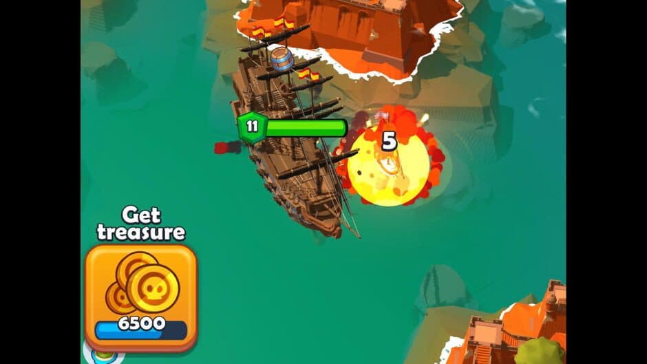 Pirate Raid: Caribbean Battle screenshot 2