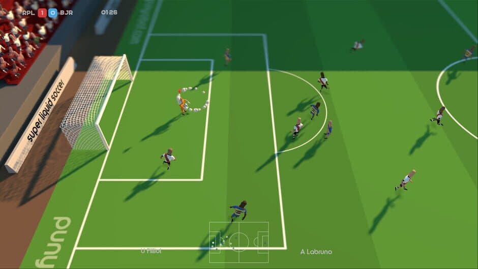 Super Liquid Soccer screenshot 1