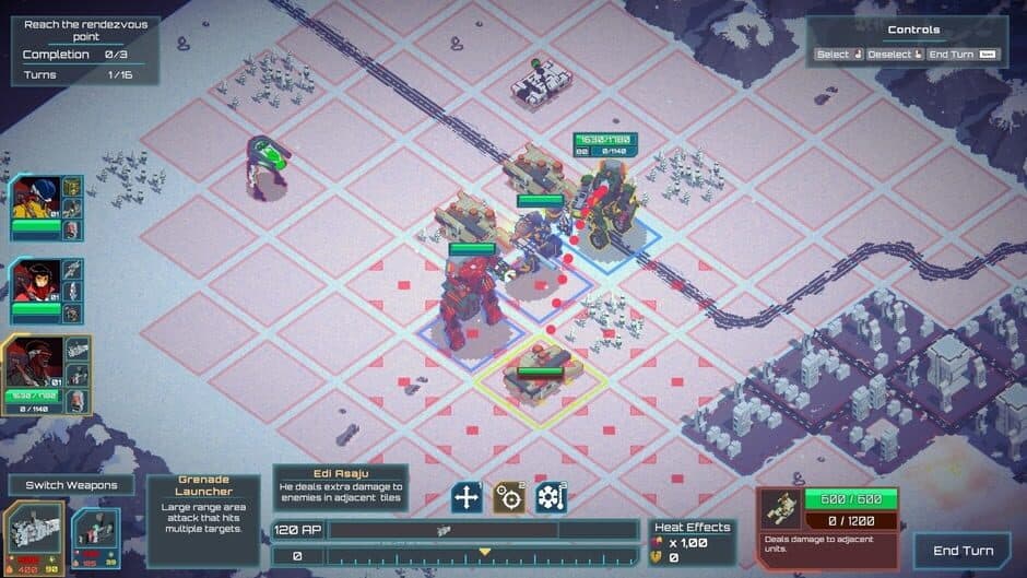 Ignited Steel: Mech Tactics screenshot 1