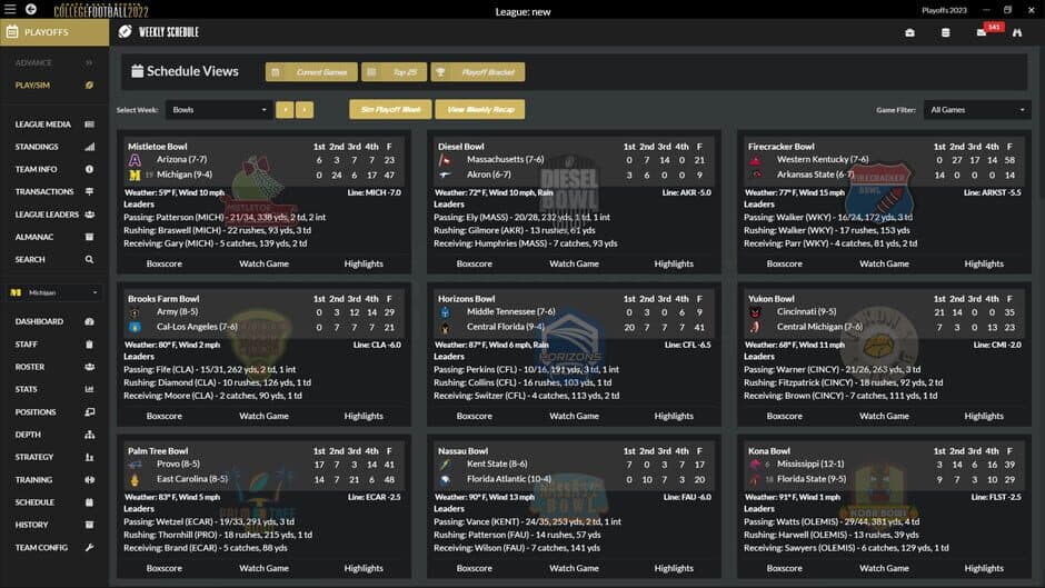 Draft Day Sports: College Football 2022 screenshot 1