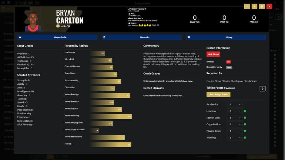 Draft Day Sports: College Football 2022 screenshot 4