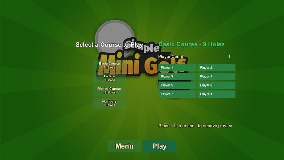 Simple Mini Golf screenshot 1