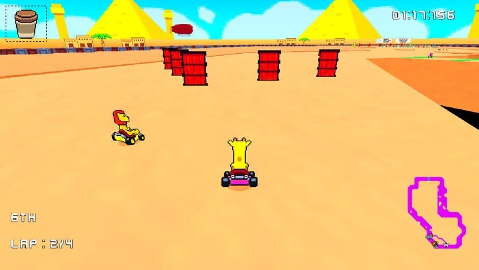 Retro Kart Rush screenshot 3