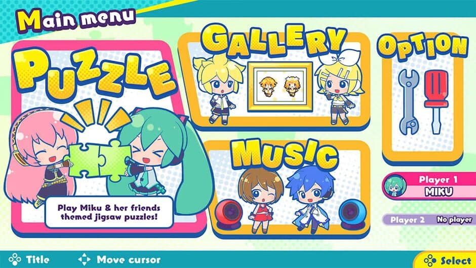 Hatsune Miku Jigsaw Puzzle screenshot 1